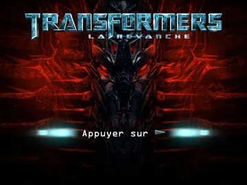 Transformers - Revenge of the Fallen screen shot title